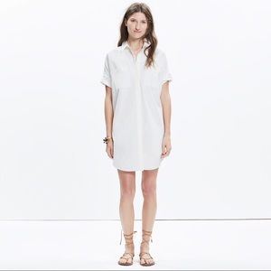 Madewell courier shirt dress Small